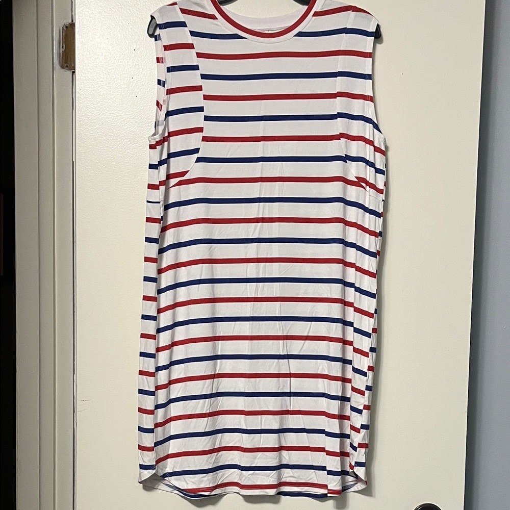 Striped Sleeveless Dress